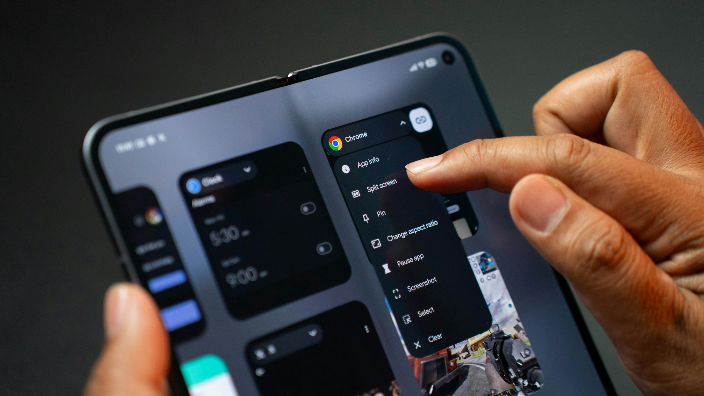 Mobile enterprise app interface on smartphone.